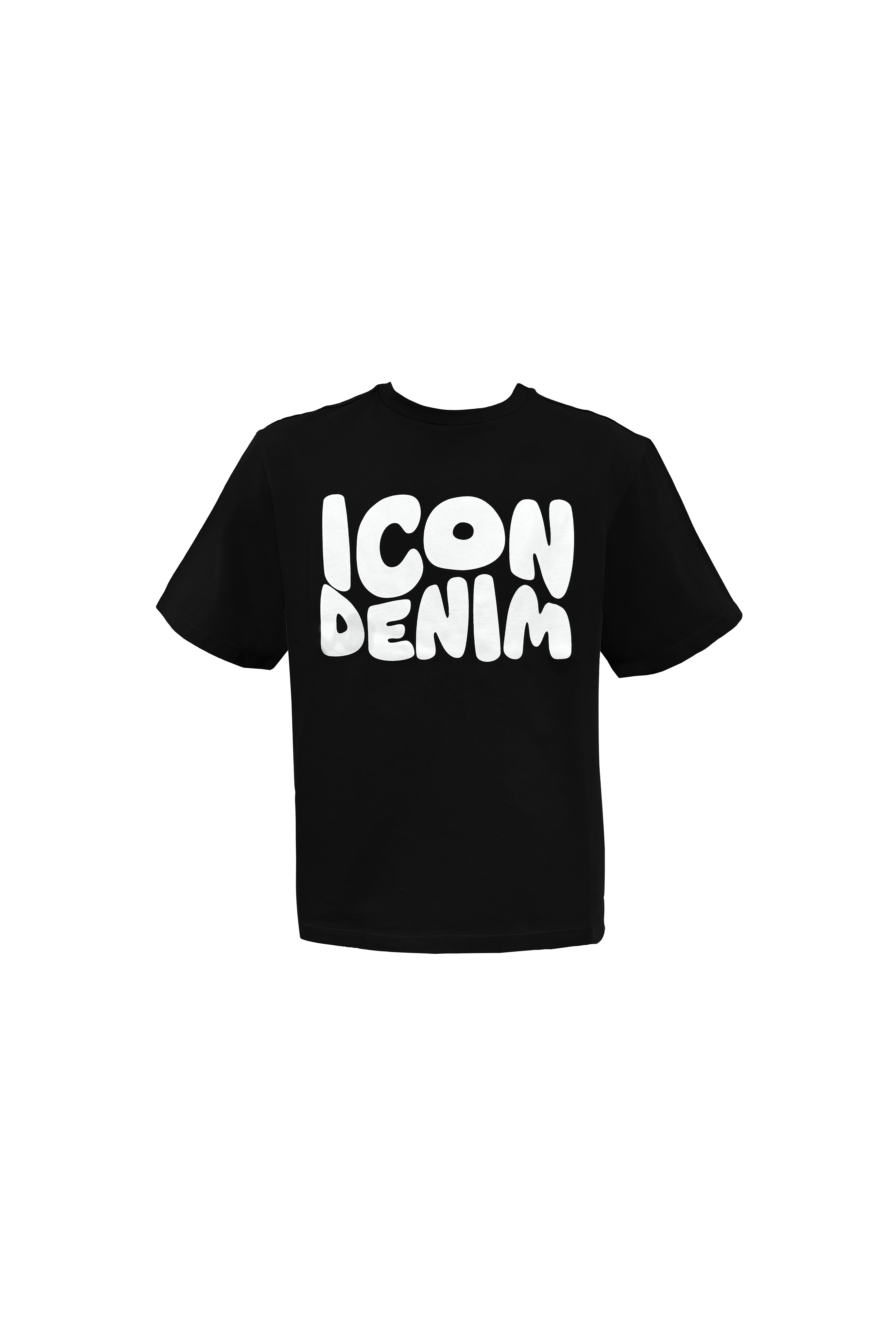 Still life of Sammy women's t-shirt in black , 100% cotton.