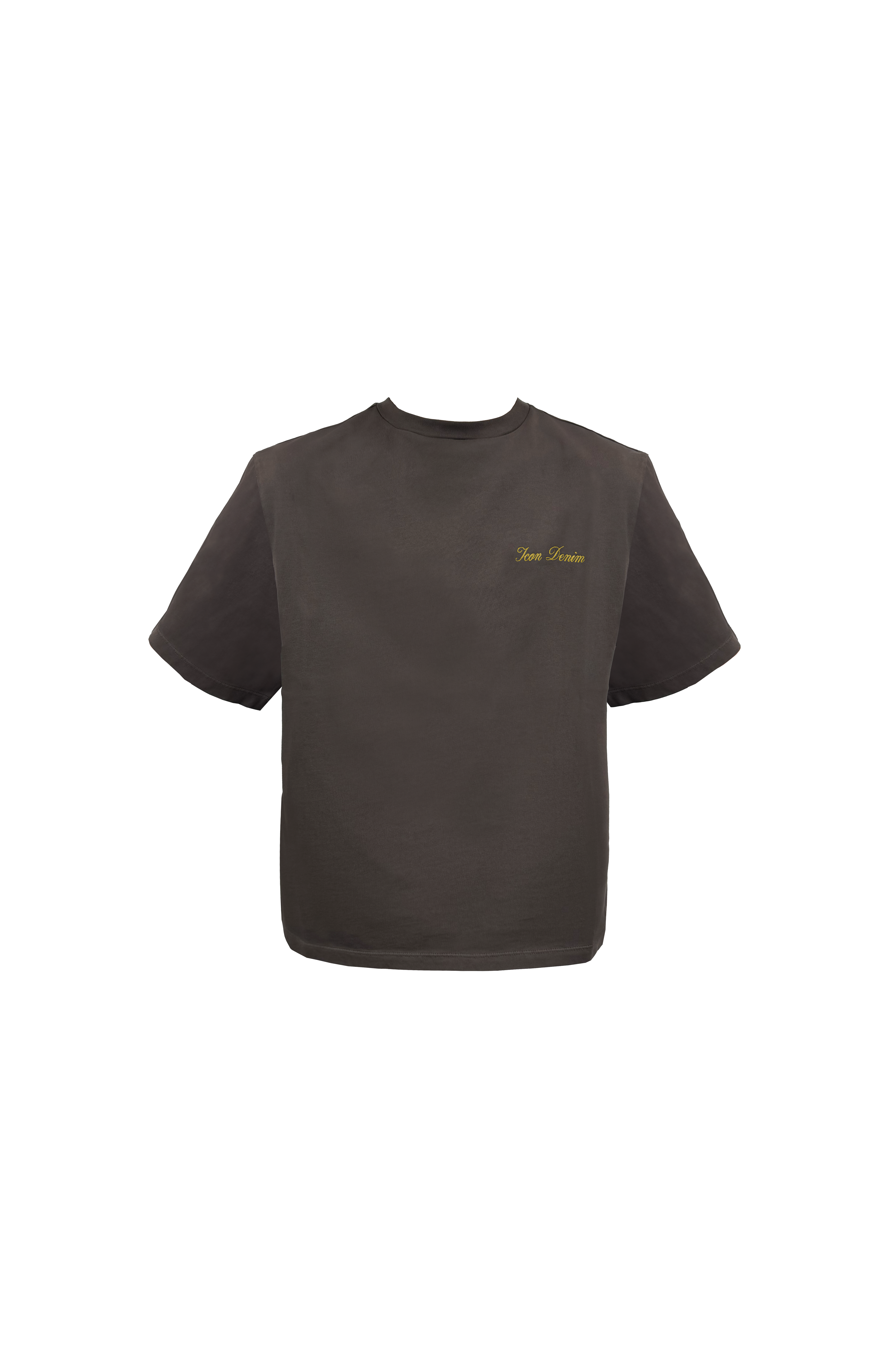 Still life of Sammy women's t-shirt in rock, 100% cotton.
