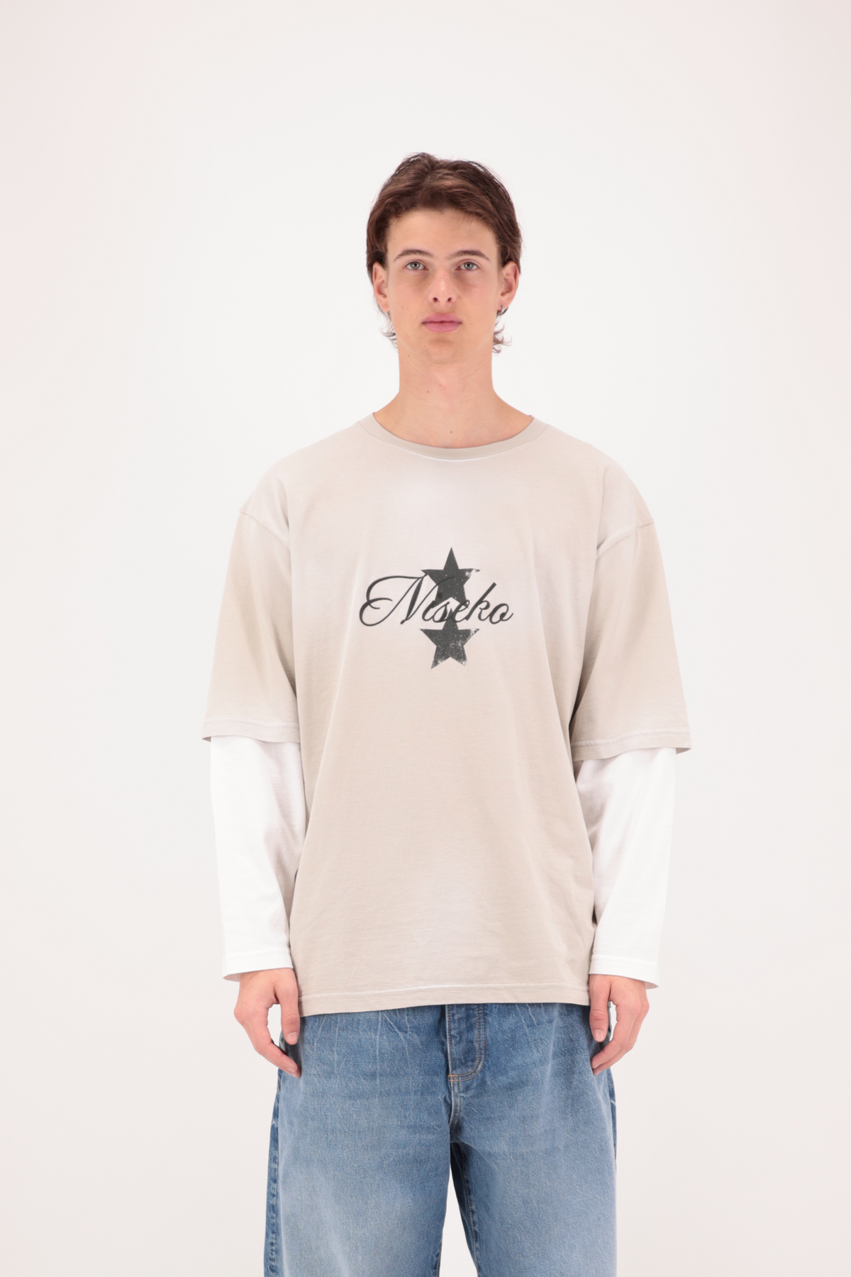 Haron – T-Shirt da uomo a maniche lunghe