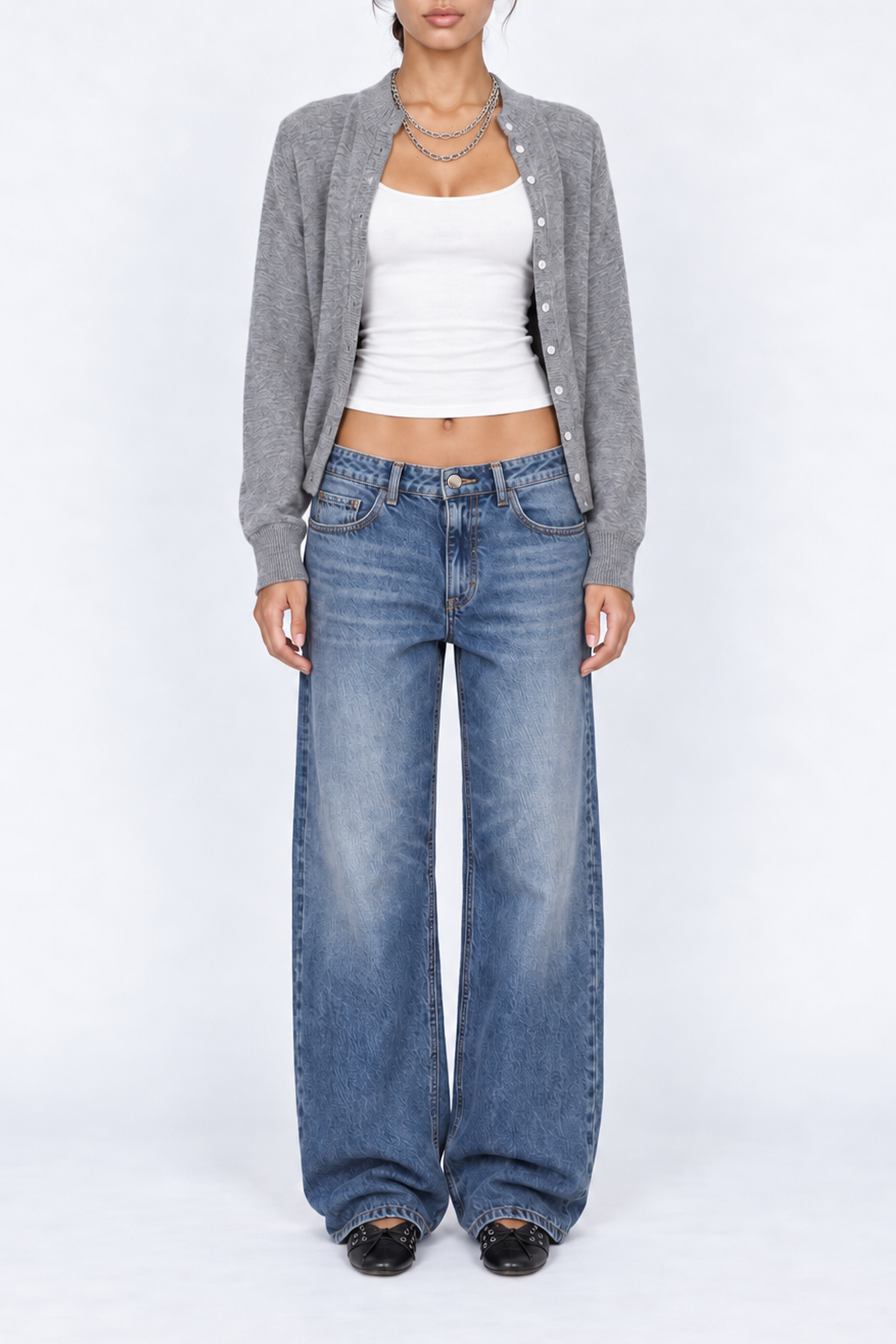 Bea - Jeans a gamba larga da donna