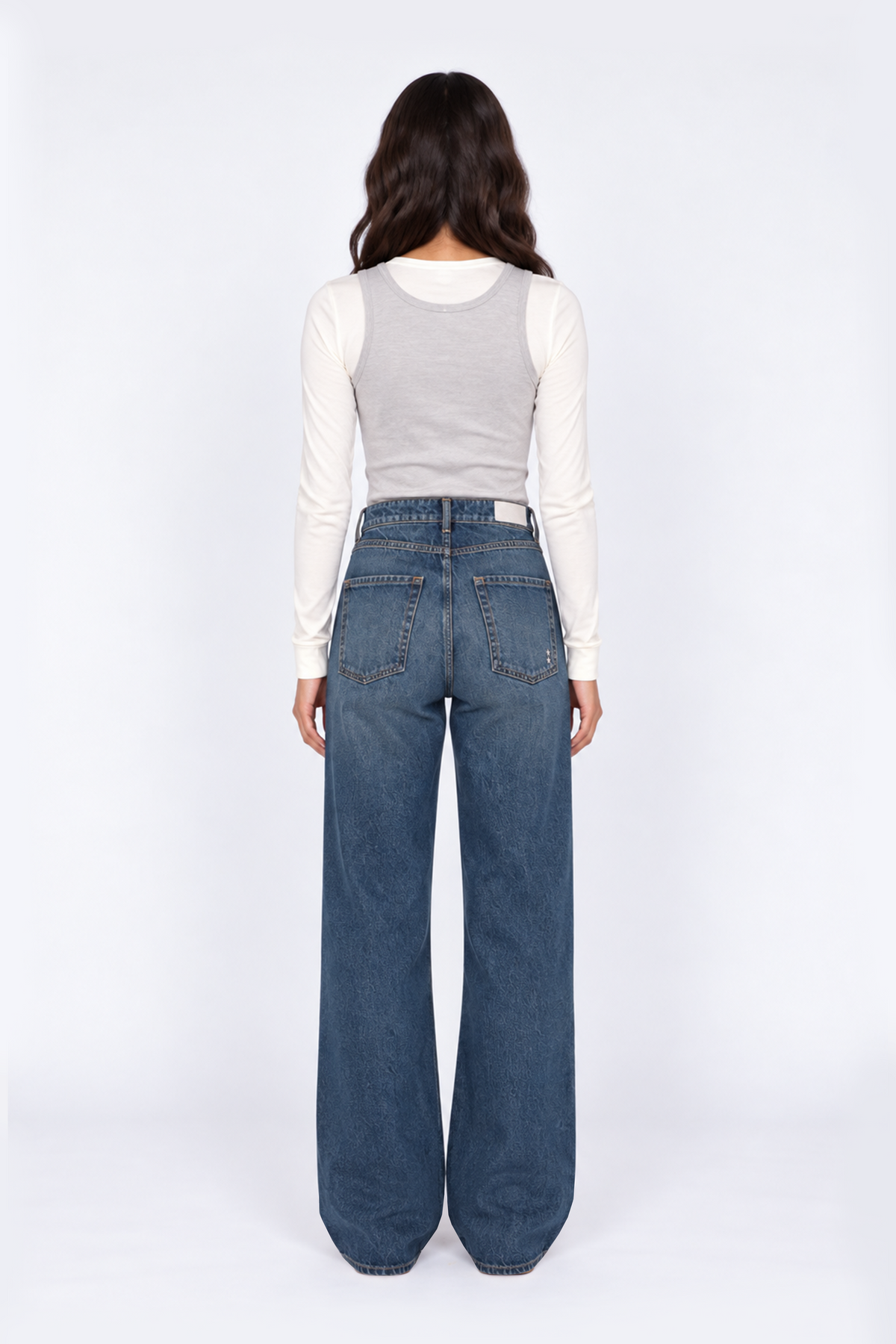 Blue - Jeans slim svasati da donna