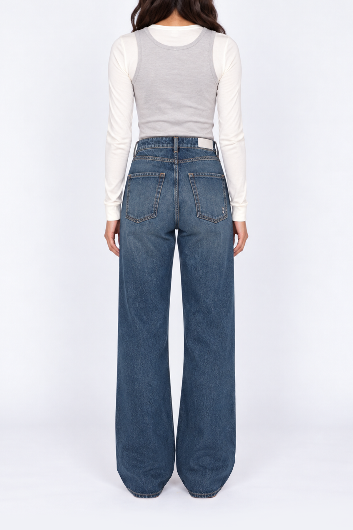 Blue - Women's Slim Flared Jeans