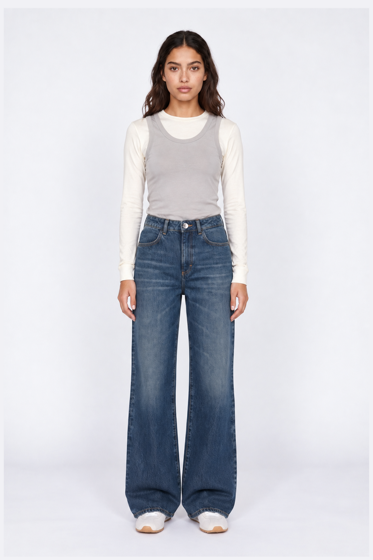 Blue - Jeans slim svasati da donna