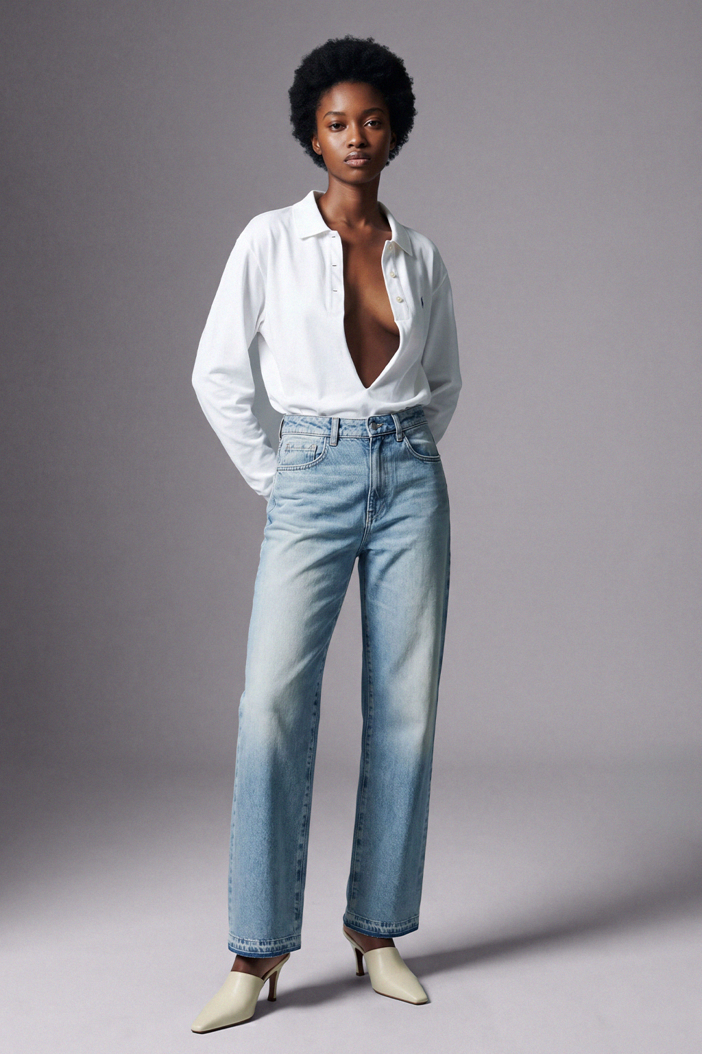 Marc Eram x ICON DENIM | Liò - Women's Straight Leg Jeans