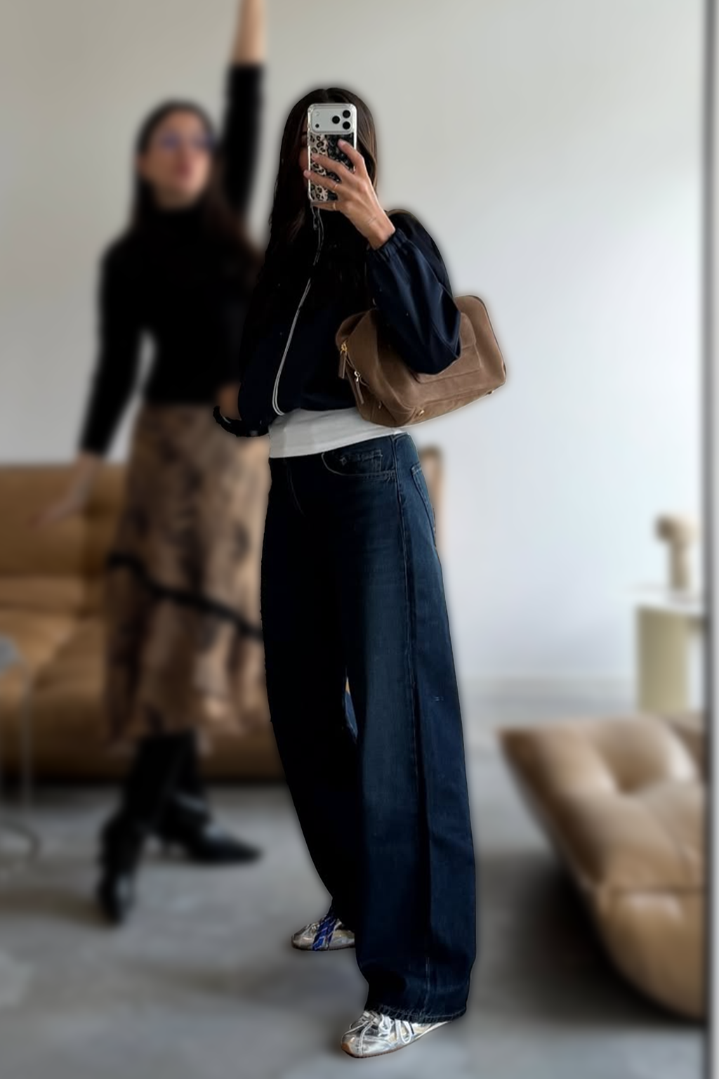 Poppy - Jeans a gamba larga da donna