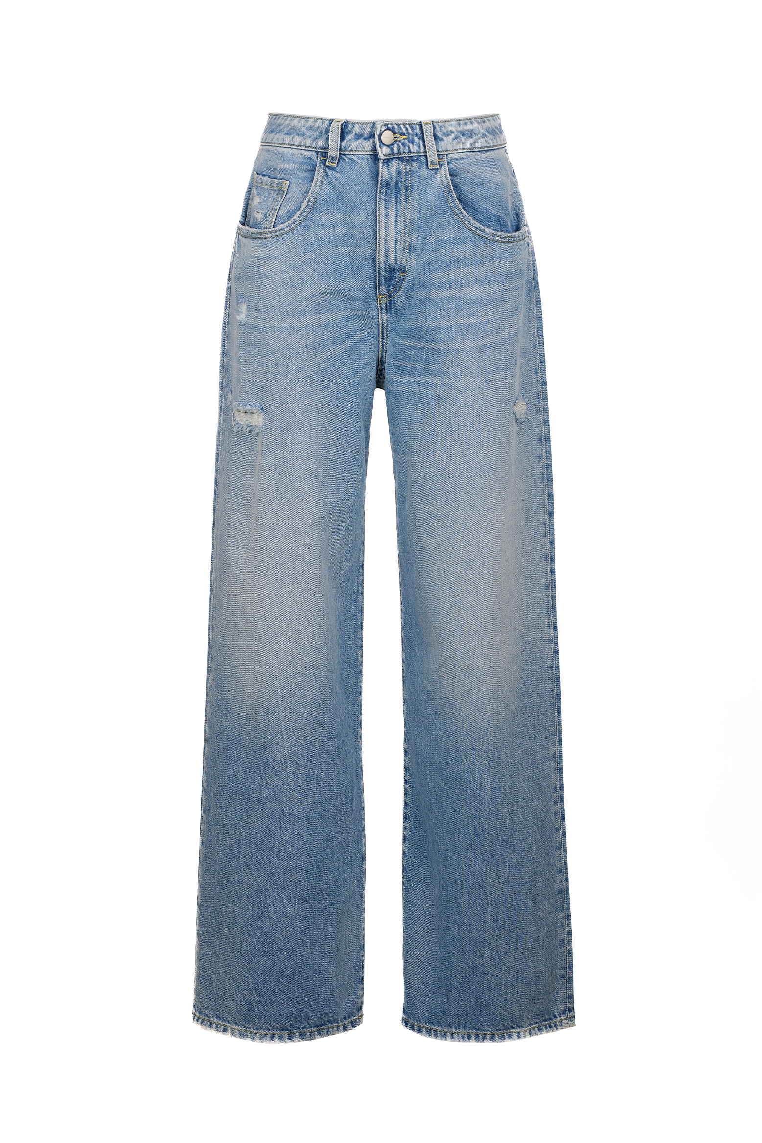Poppy Keep Rolling - Women's Wide Leg Jeans