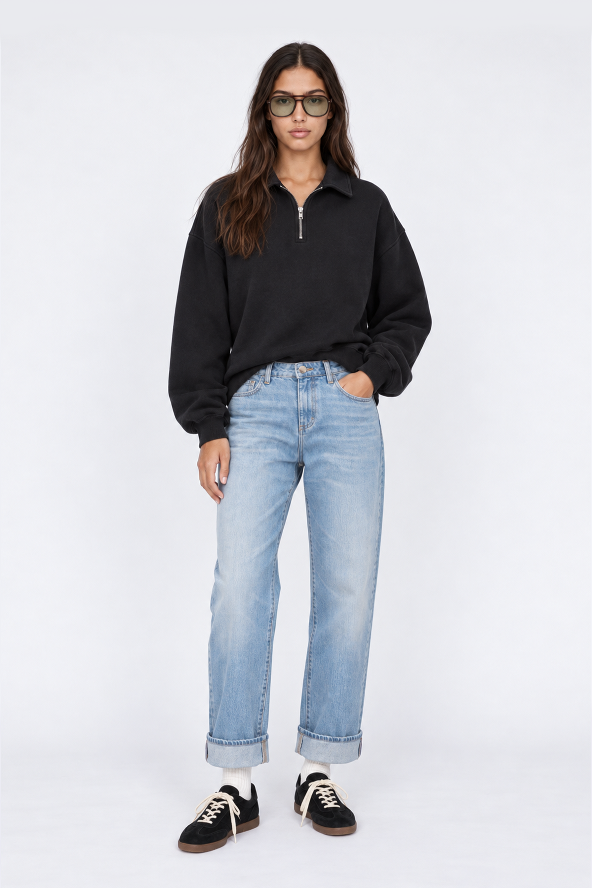 Tiny Eco - Jeans crop da donna