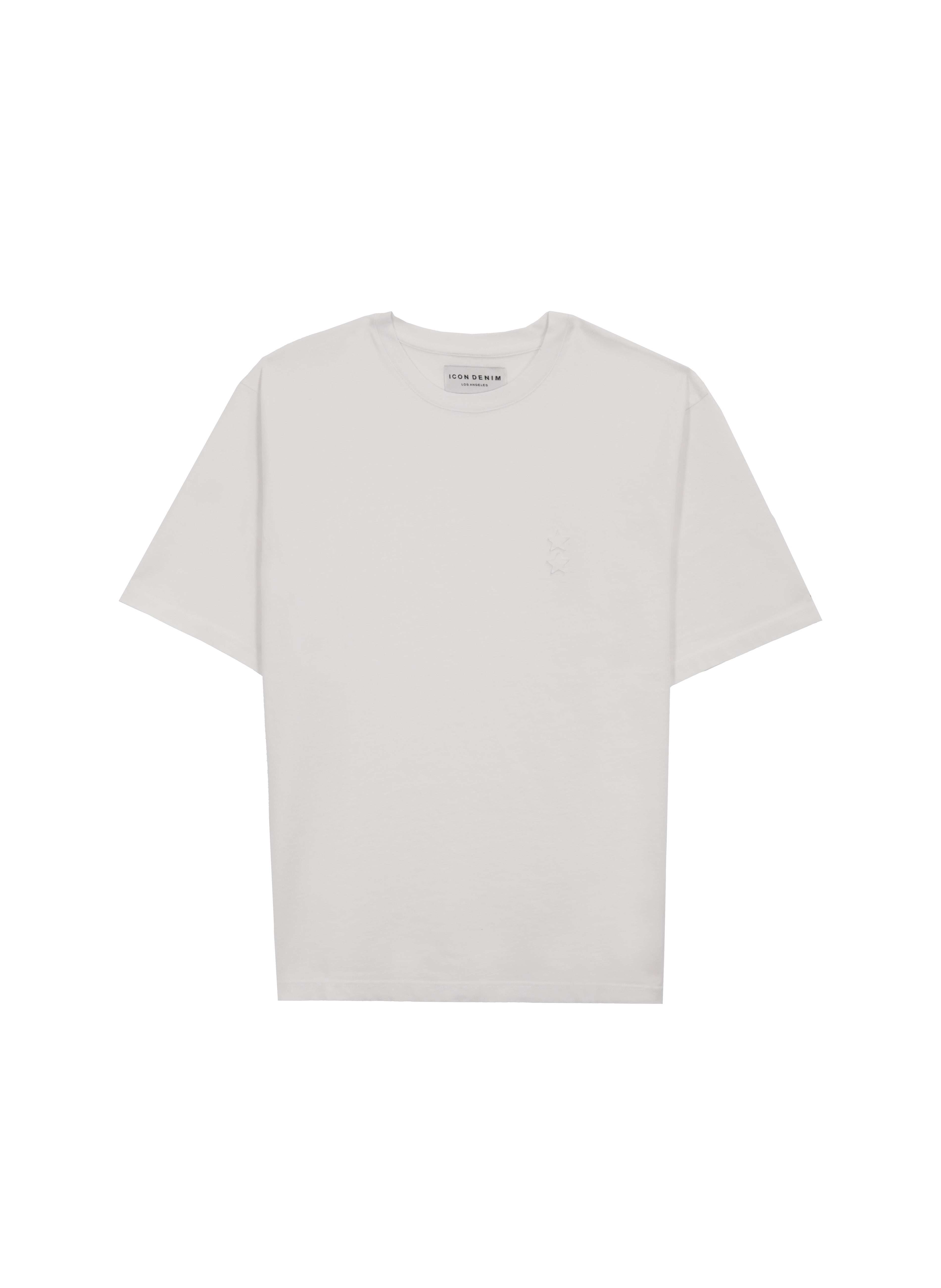 Haak men’s t-shirt in white, 100% cotton.
