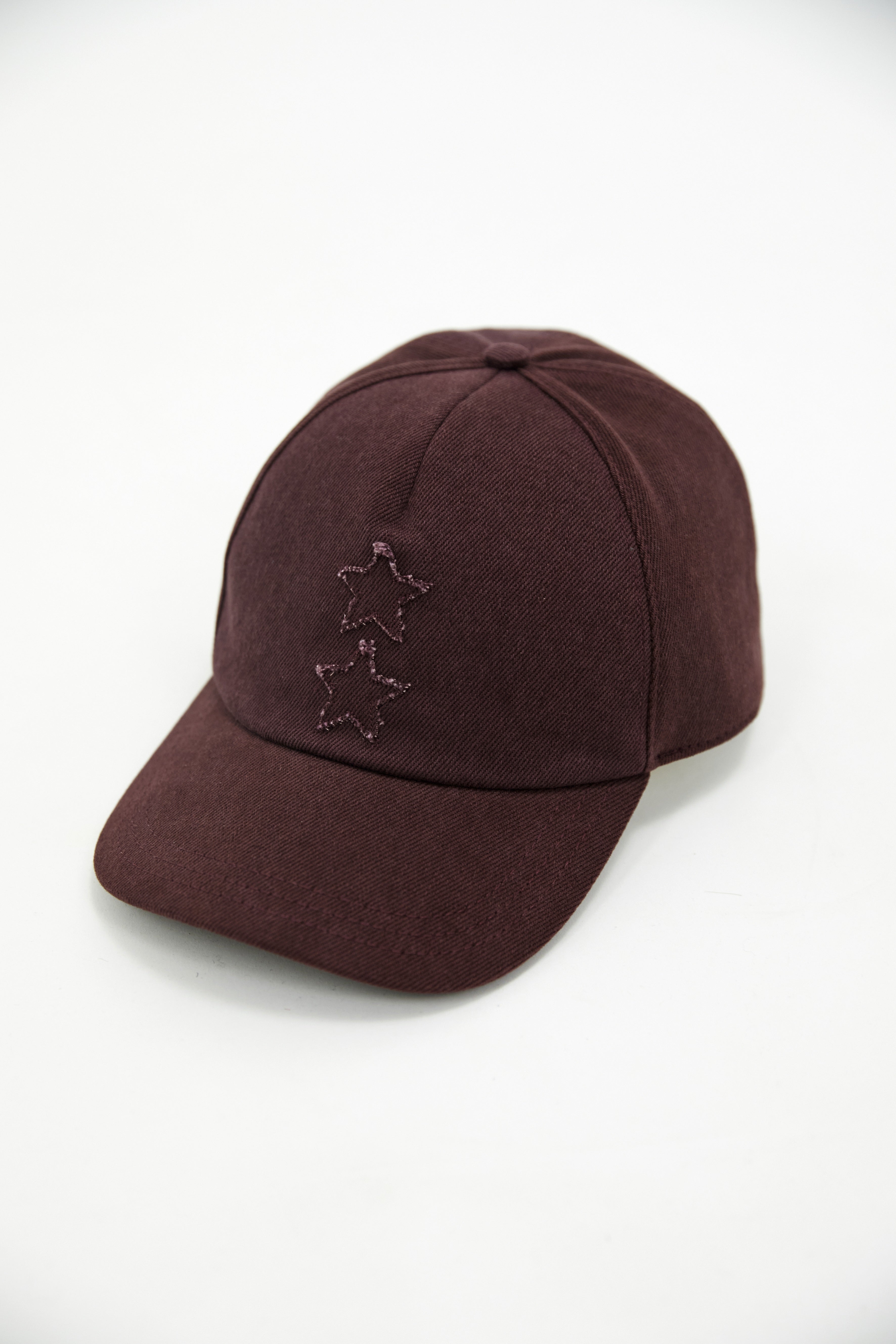 Hunter denim baseball cap cherry, 100% cotton denim.