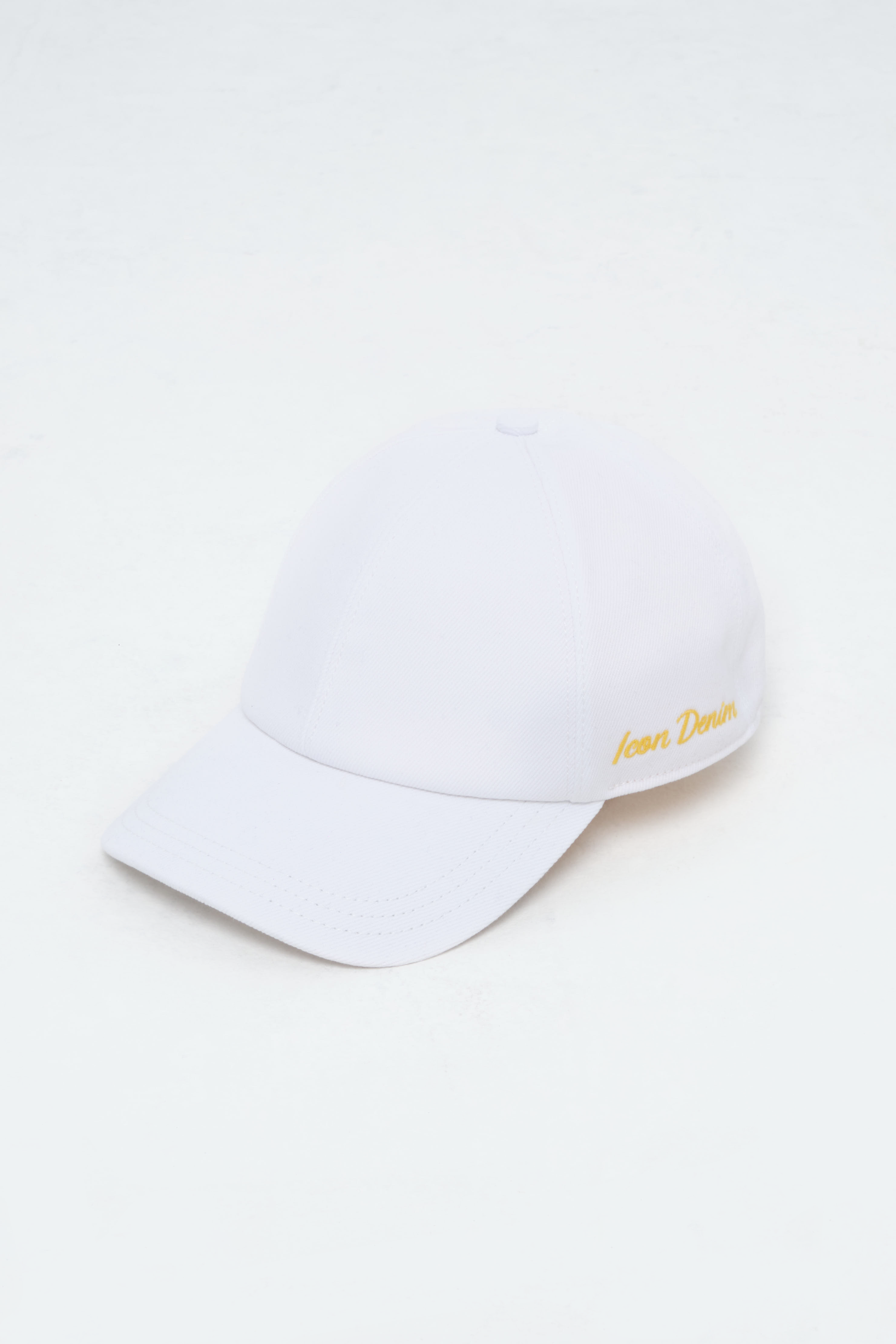 Hunter denim baseball cap white, 100% cotton denim.